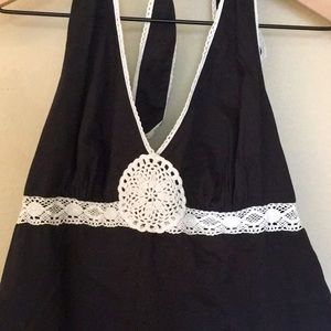 Lucky Brand Crochet Halter